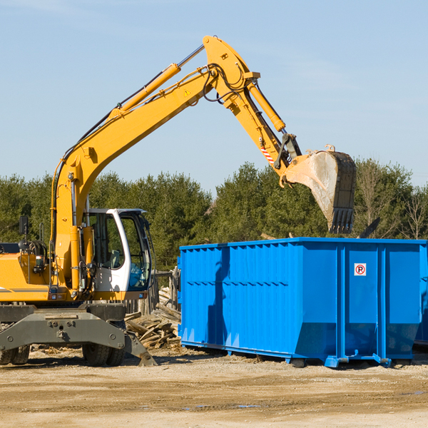 what size residential dumpster rentals are available in Fort Seneca